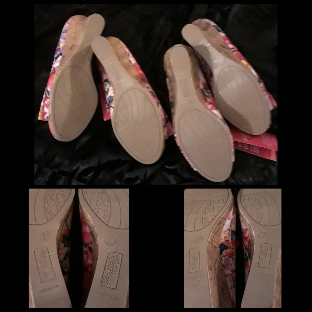 LAST PAIR!! FLORAL WEDGES w/Bow 🌹🏵💮🌸 - Picture 5 of 6